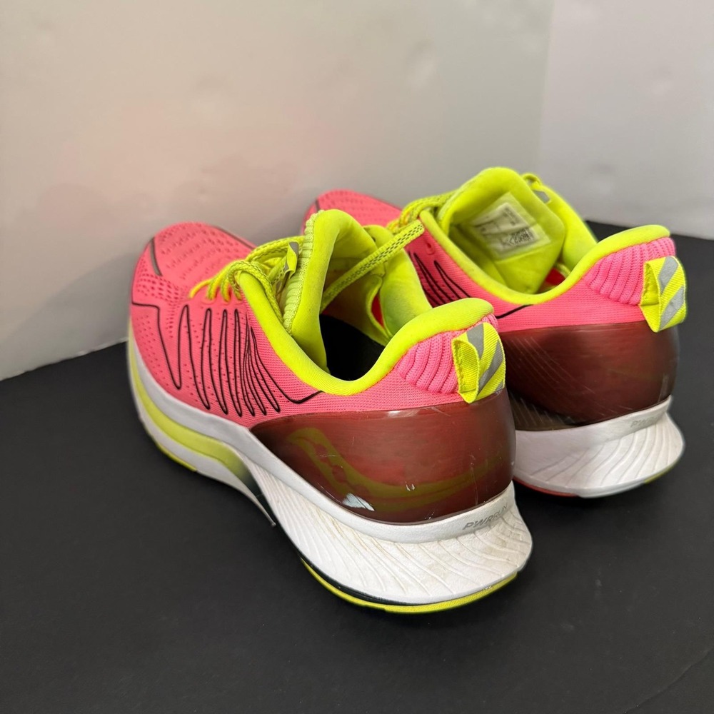 Saucony Endorphin Shift Womens Running Shoes Pink Citron Size 10 - Picture 3 of 15